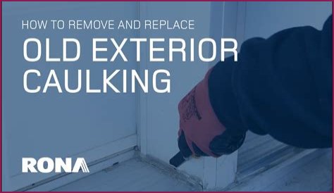 How do you remove mold from window caulking?