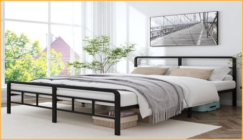 How high are metal bed frames?
